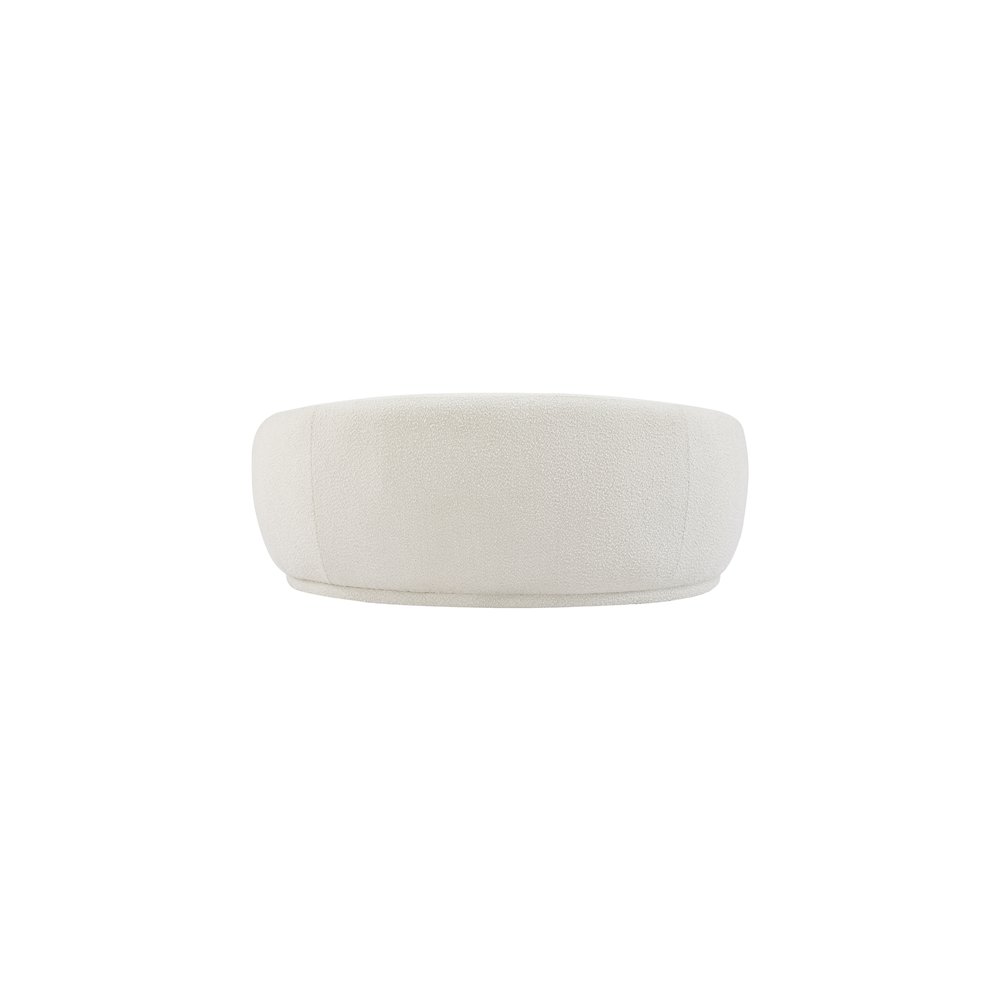 Hyde Cream Boucle Fabric Loveseat. Picture 2