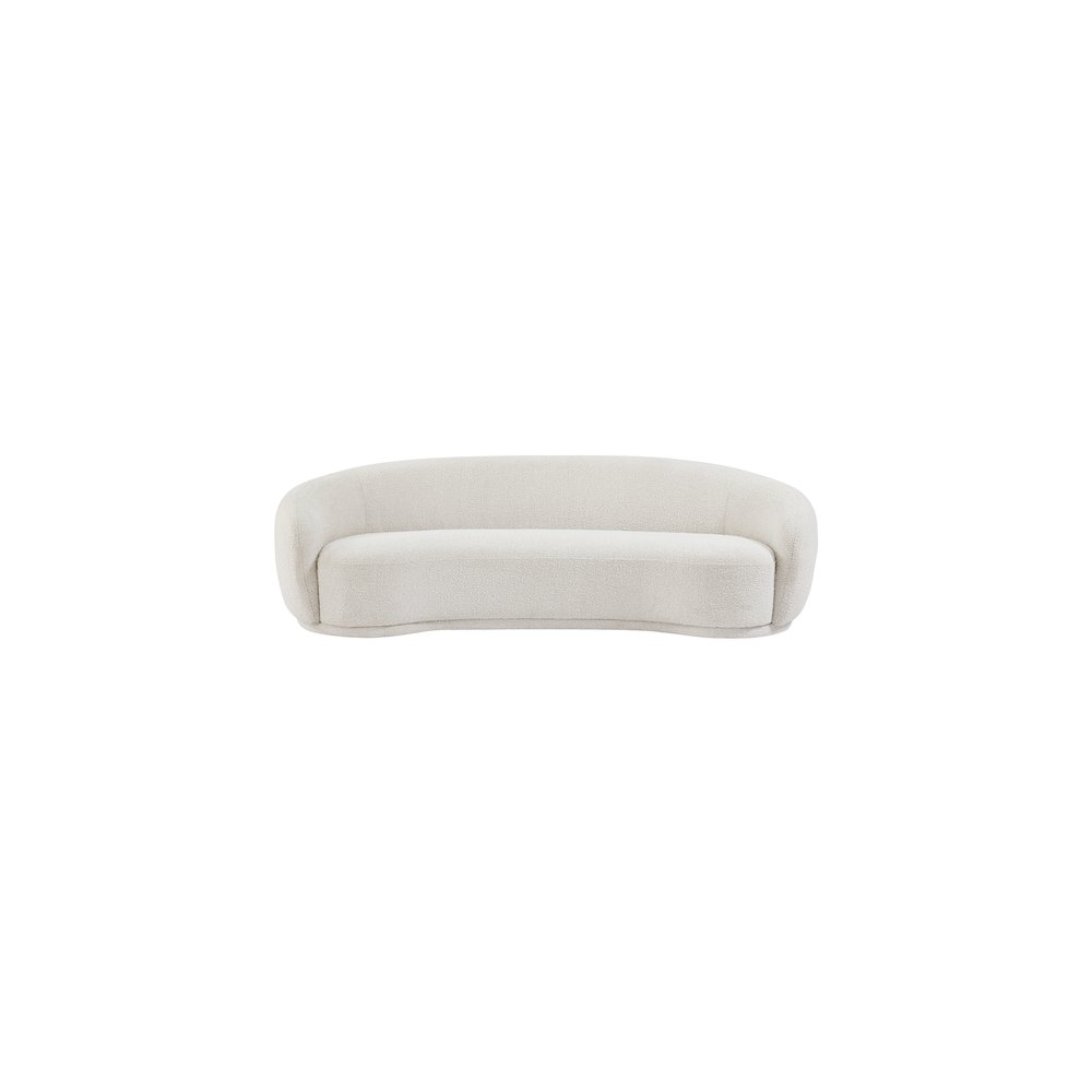 Hyde Cream Boucle Fabric Sofa. Picture 4