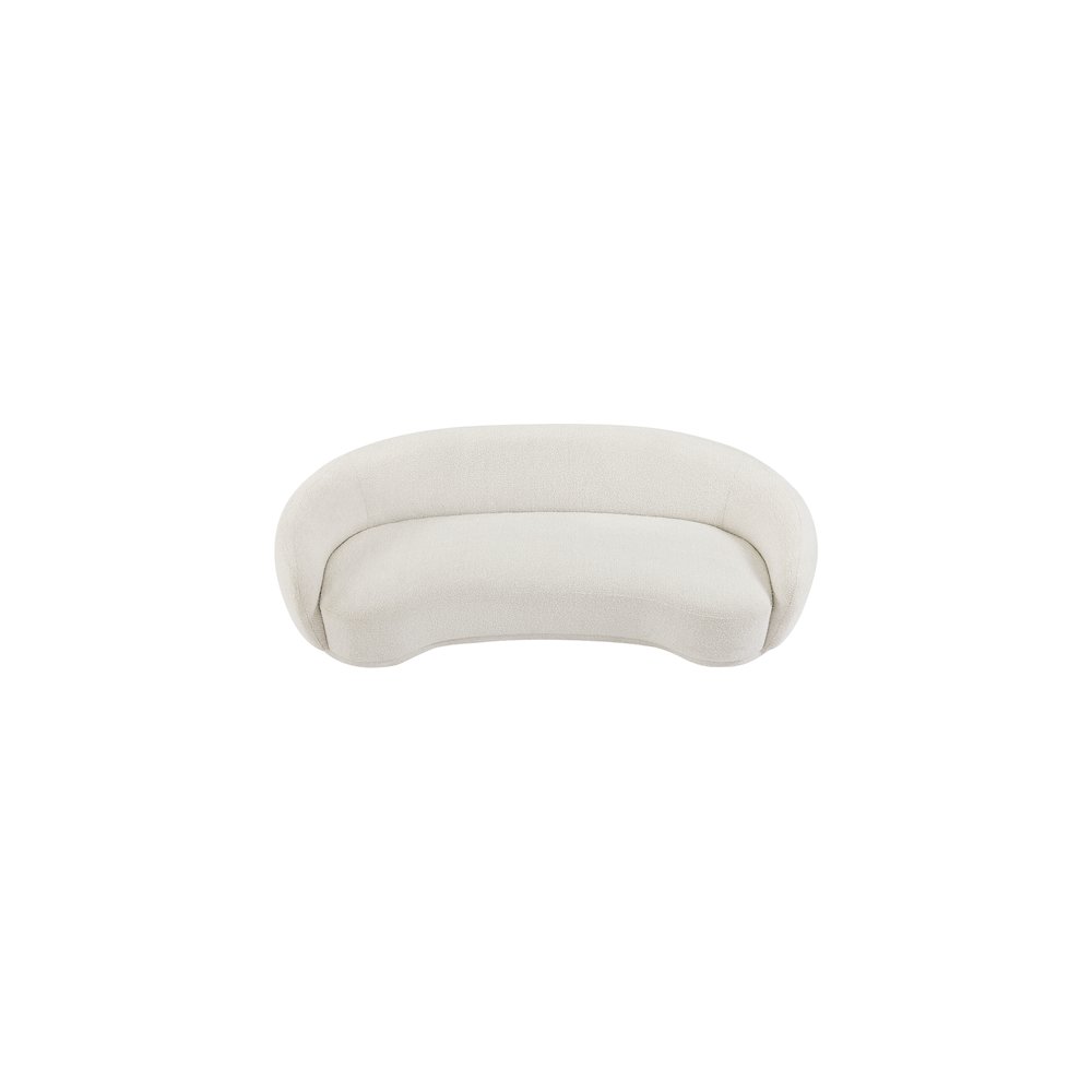 Hyde Cream Boucle Fabric Sofa. Picture 5