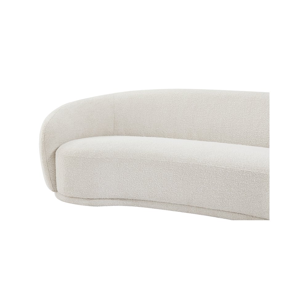 Hyde Cream Boucle Fabric Sofa. Picture 8