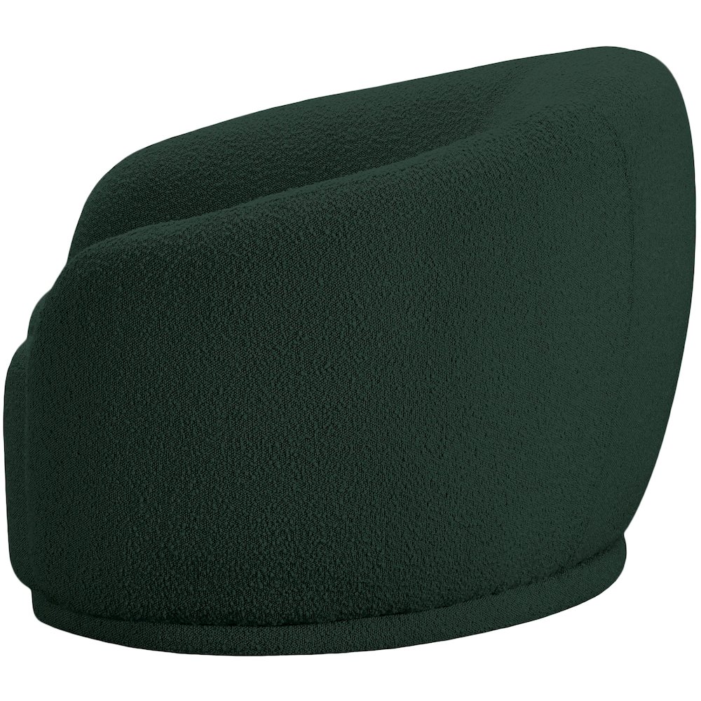 Hyde Green Boucle Fabric Chair. Picture 5