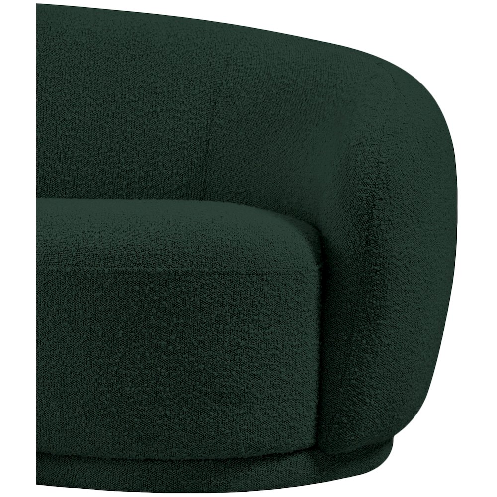 Hyde Green Boucle Fabric Chair. Picture 6