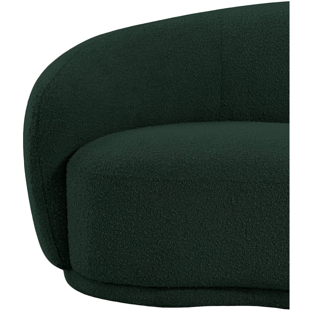 Hyde Green Boucle Fabric Chair. Picture 7