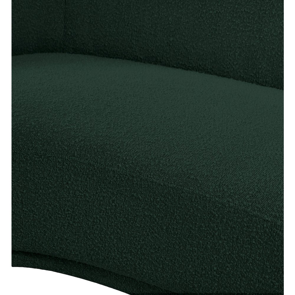 Hyde Green Boucle Fabric Chair. Picture 8