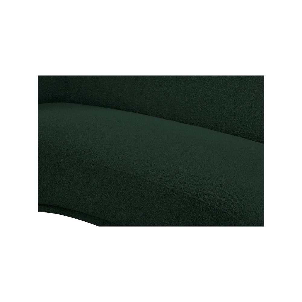 Hyde Green Boucle Fabric Loveseat. Picture 9