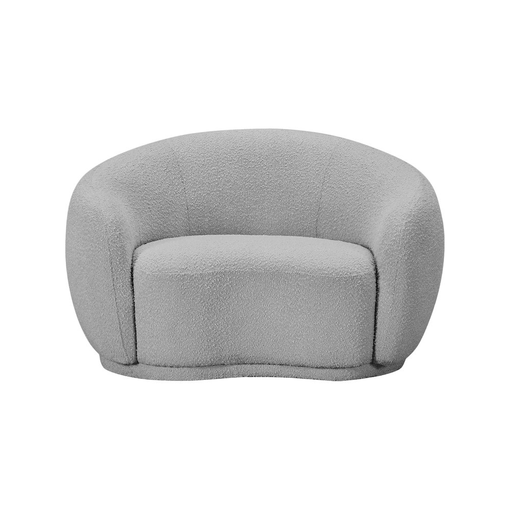 Hyde Grey Boucle Fabric Chair. Picture 3