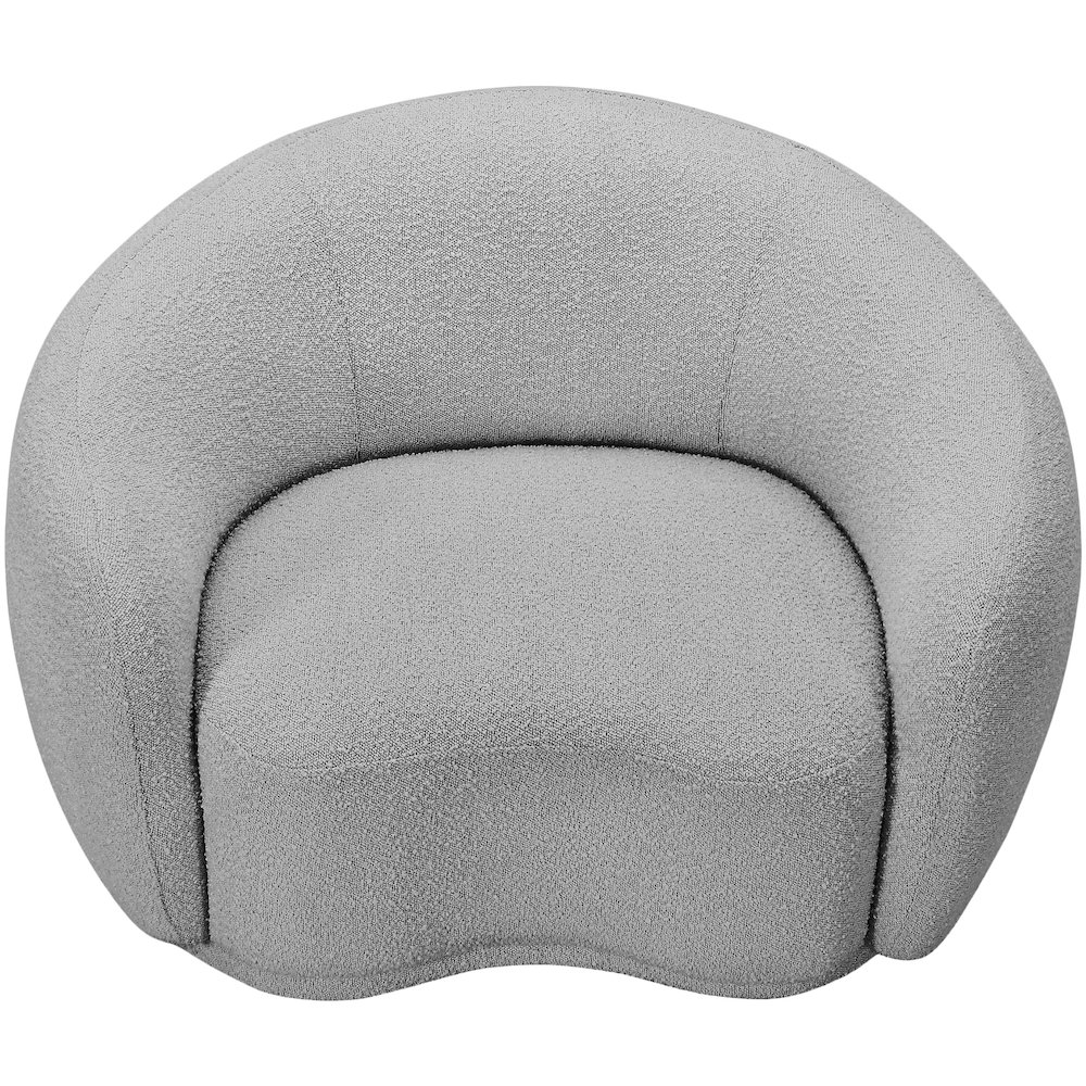 Hyde Grey Boucle Fabric Chair. Picture 4