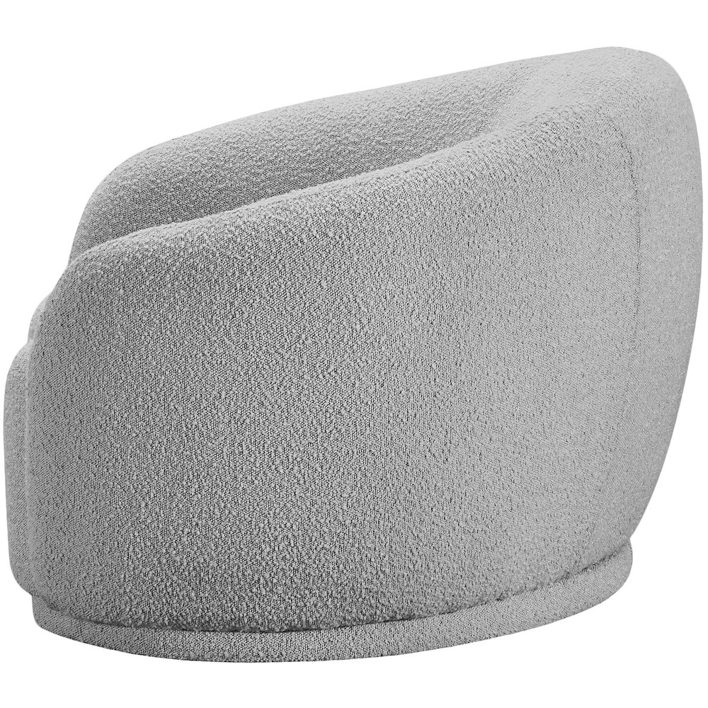 Hyde Grey Boucle Fabric Chair. Picture 5