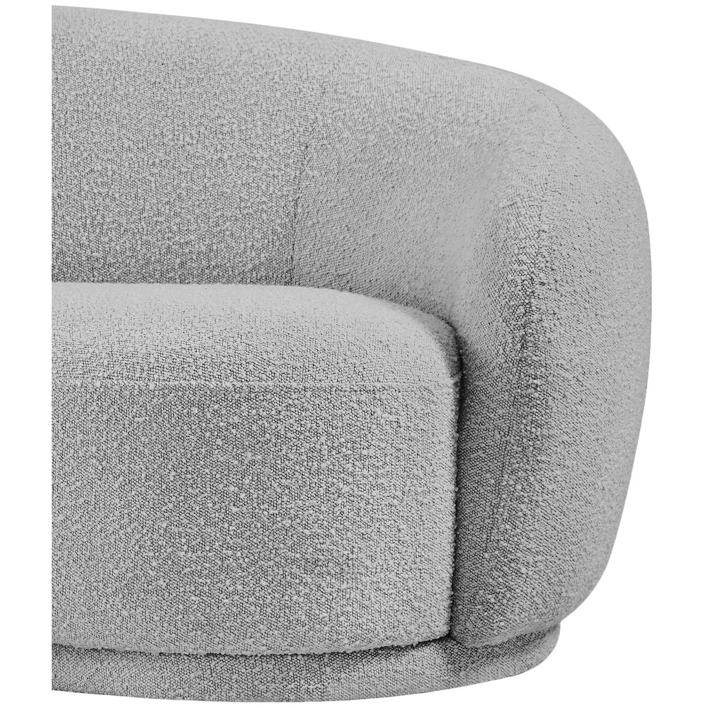 Hyde Grey Boucle Fabric Chair. Picture 6