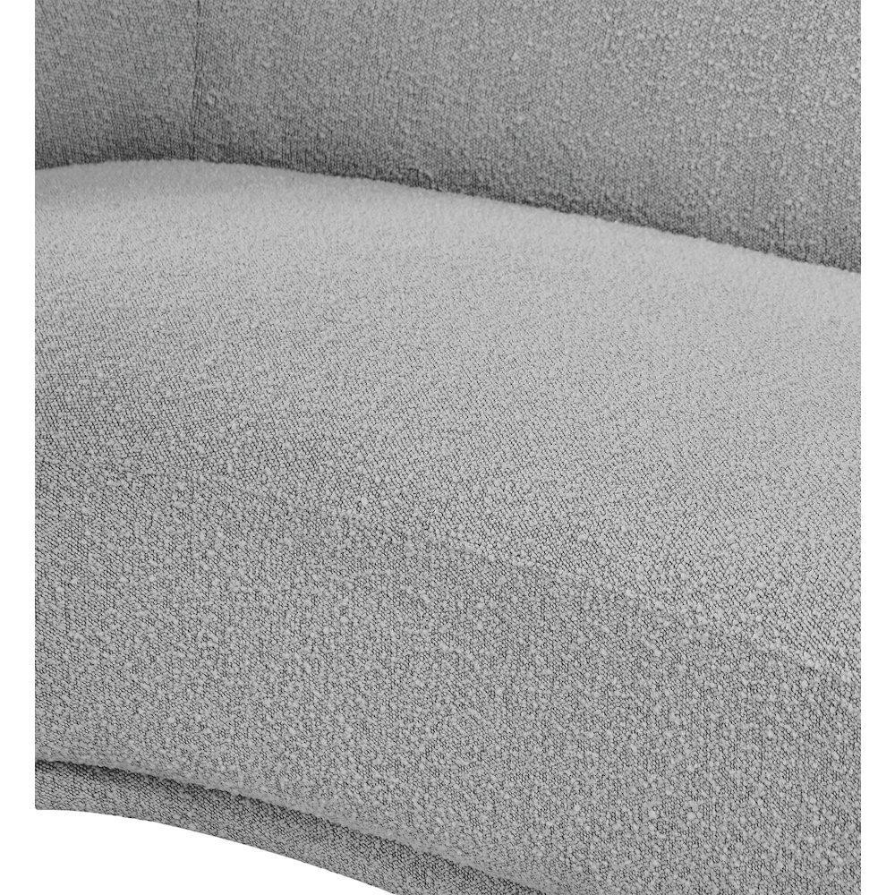 Hyde Grey Boucle Fabric Chair. Picture 8