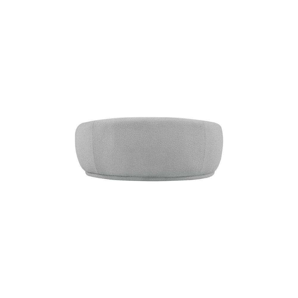 Hyde Grey Boucle Fabric Loveseat. Picture 2