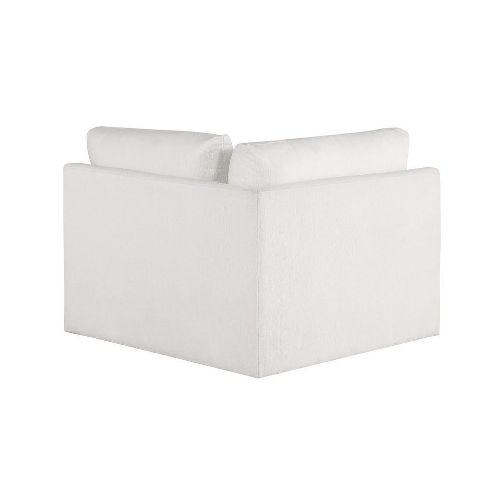 Ease Cream Polyester Fabric Corner. Picture 2