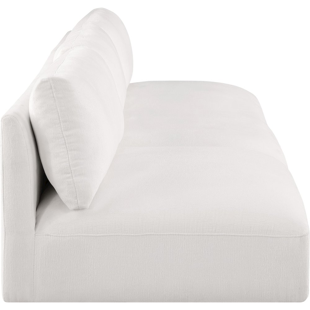 Ease Cream Polyester Fabric Modular Sofa. Picture 4