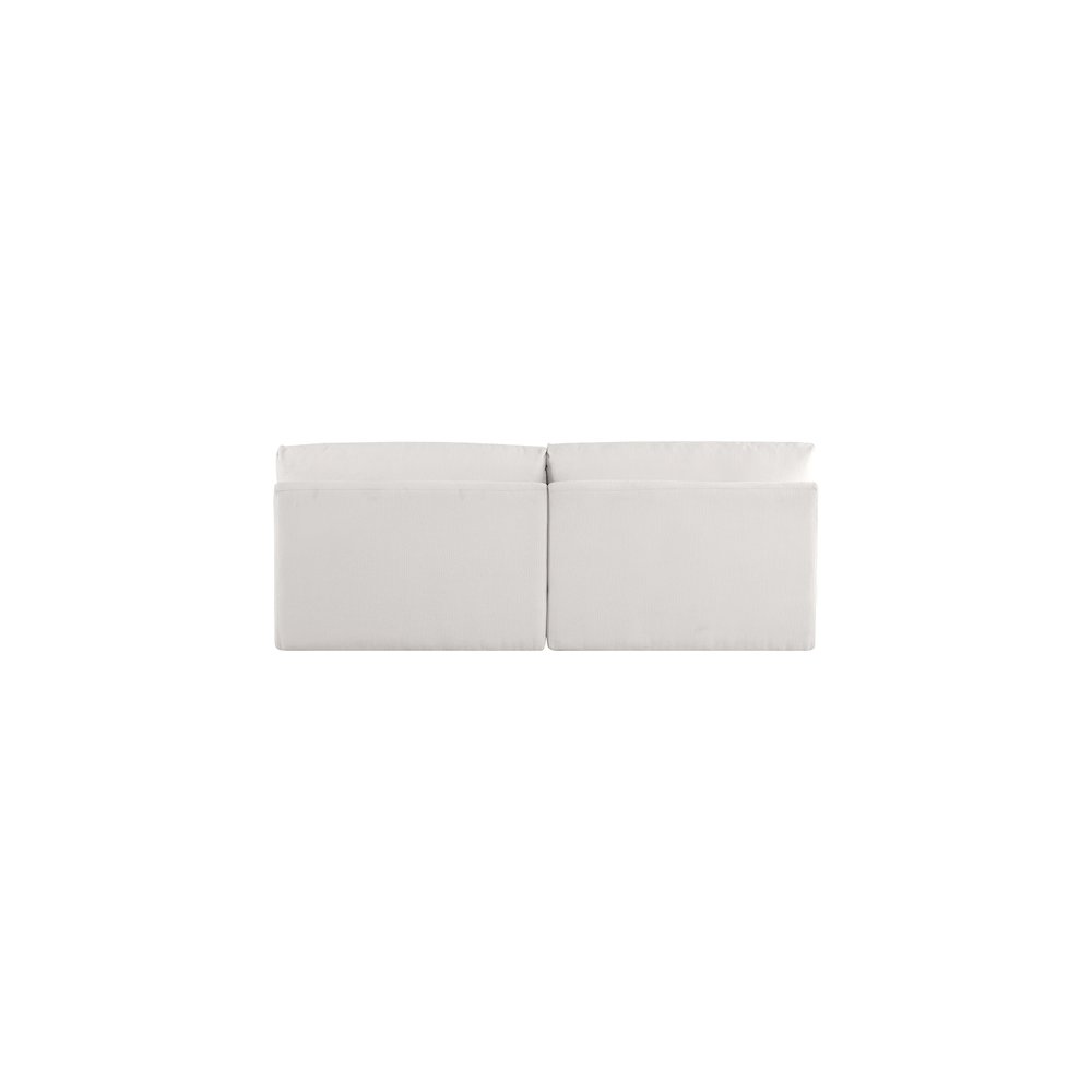 Ease Cream Polyester Fabric Modular Sofa. Picture 2