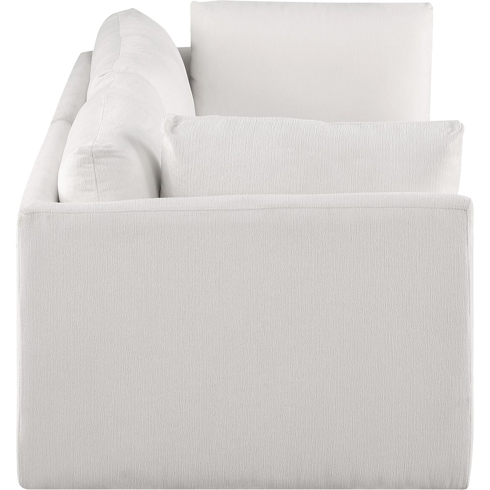 Ease Cream Polyester Fabric Modular Sofa. Picture 4