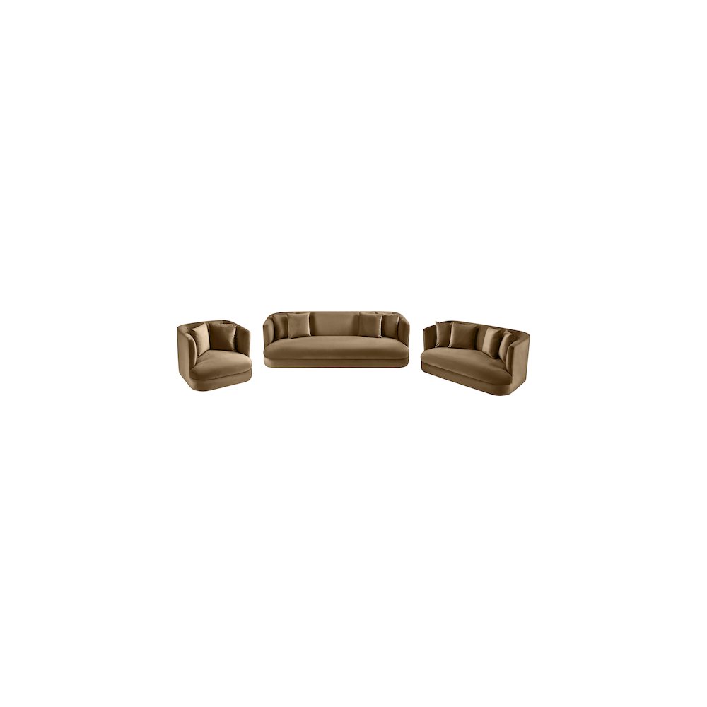 Alder Beige Velvet Chair. Picture 11