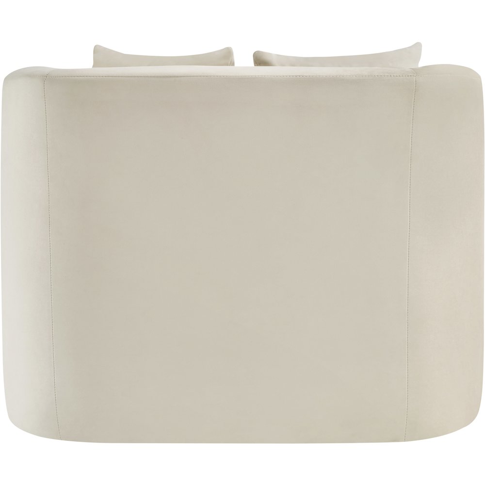Alder Cream Velvet Chair. Picture 4