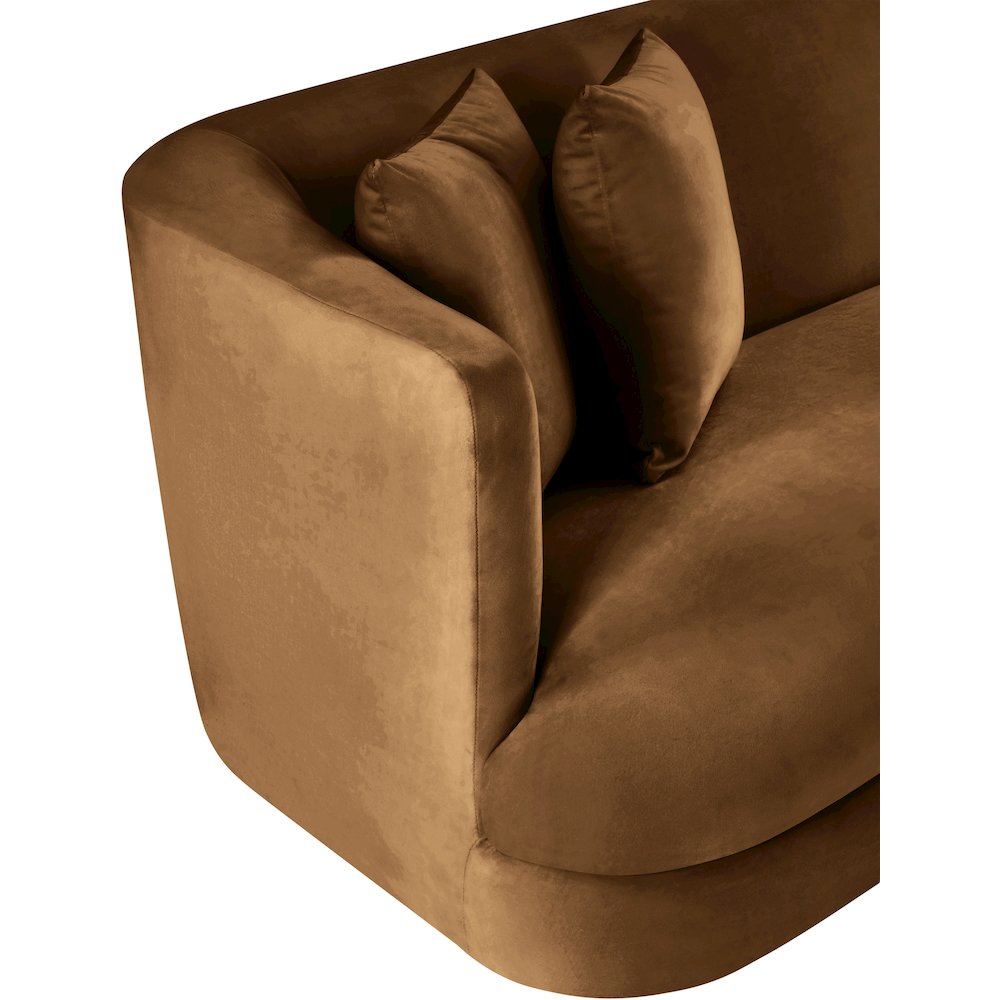 Alder Saddle Velvet Chair. Picture 9