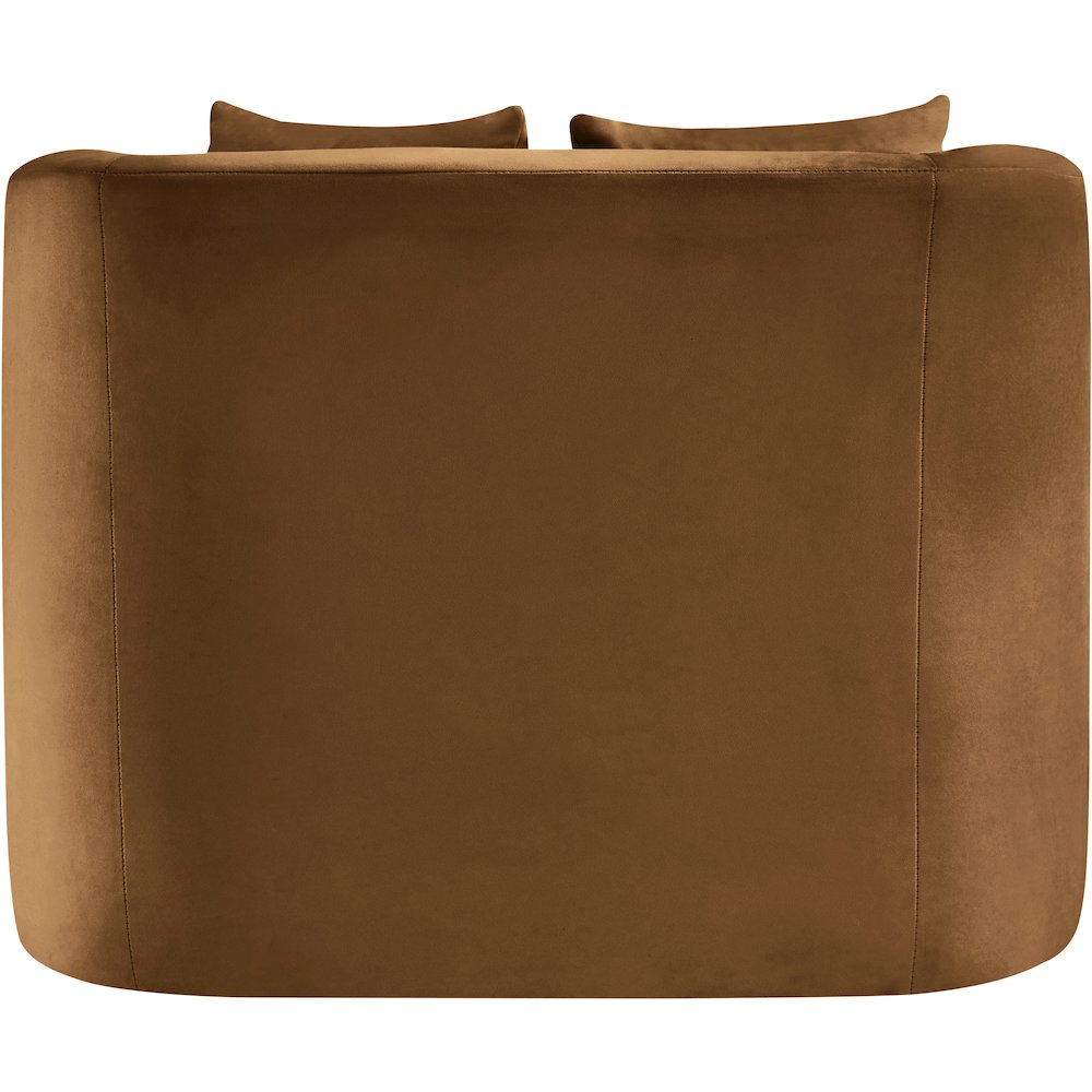 Alder Saddle Velvet Chair. Picture 4