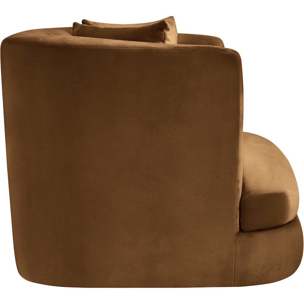 Alder Saddle Velvet Chair. Picture 6