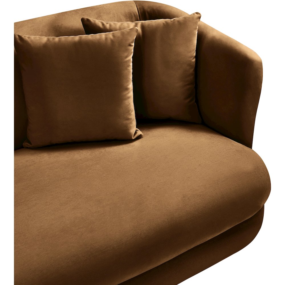Alder Saddle Velvet Chair. Picture 8