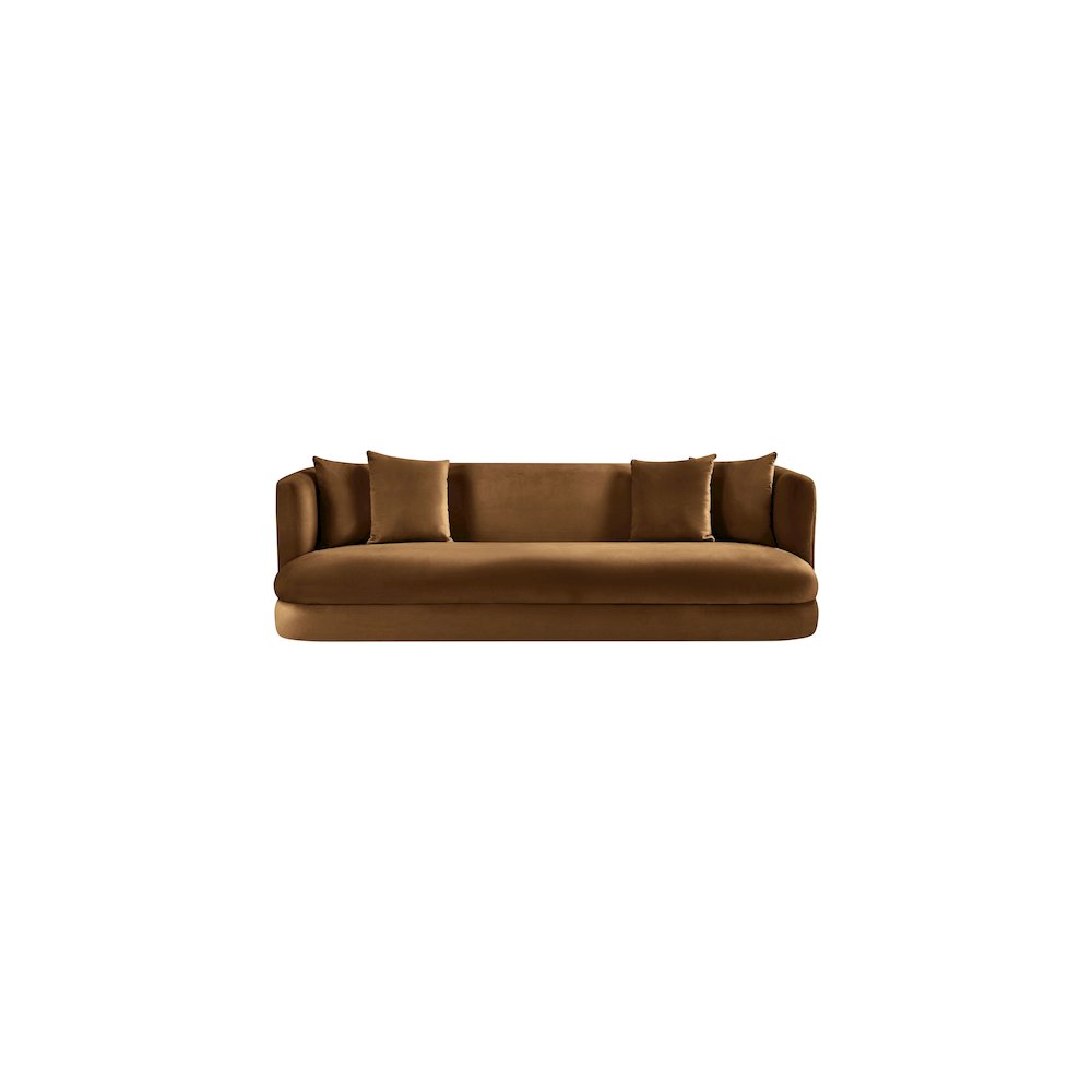 Alder Saddle Velvet Sofa. Picture 2