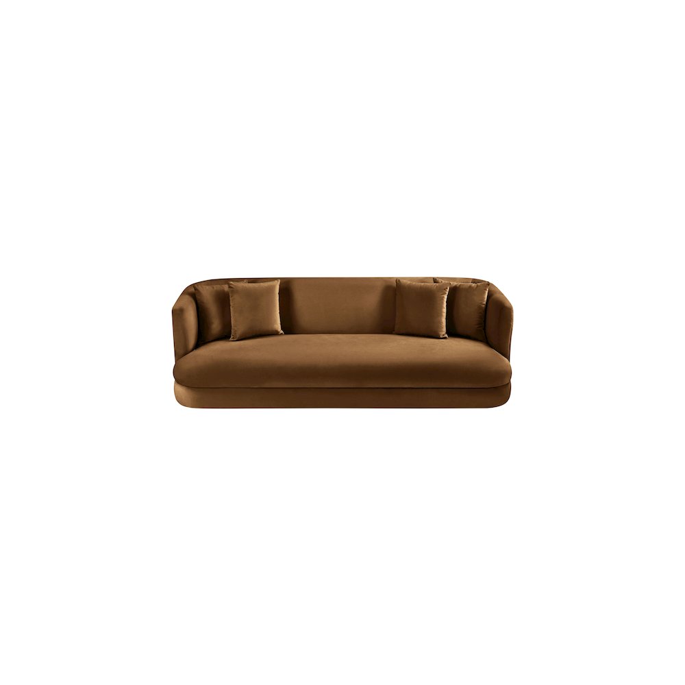 Alder Saddle Velvet Sofa. Picture 3