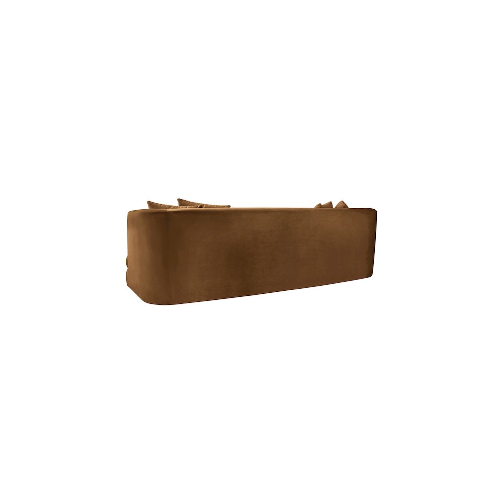 Alder Saddle Velvet Sofa. Picture 5
