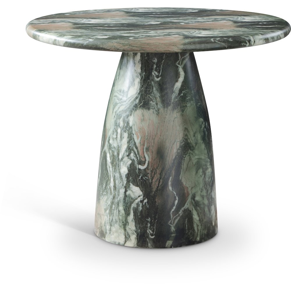 Cosenza Green 36" Marble Finish Concrete Dining Table. Picture 1