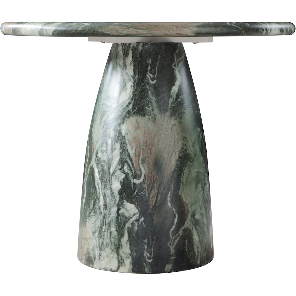 Cosenza Green 36" Marble Finish Concrete Dining Table. Picture 3