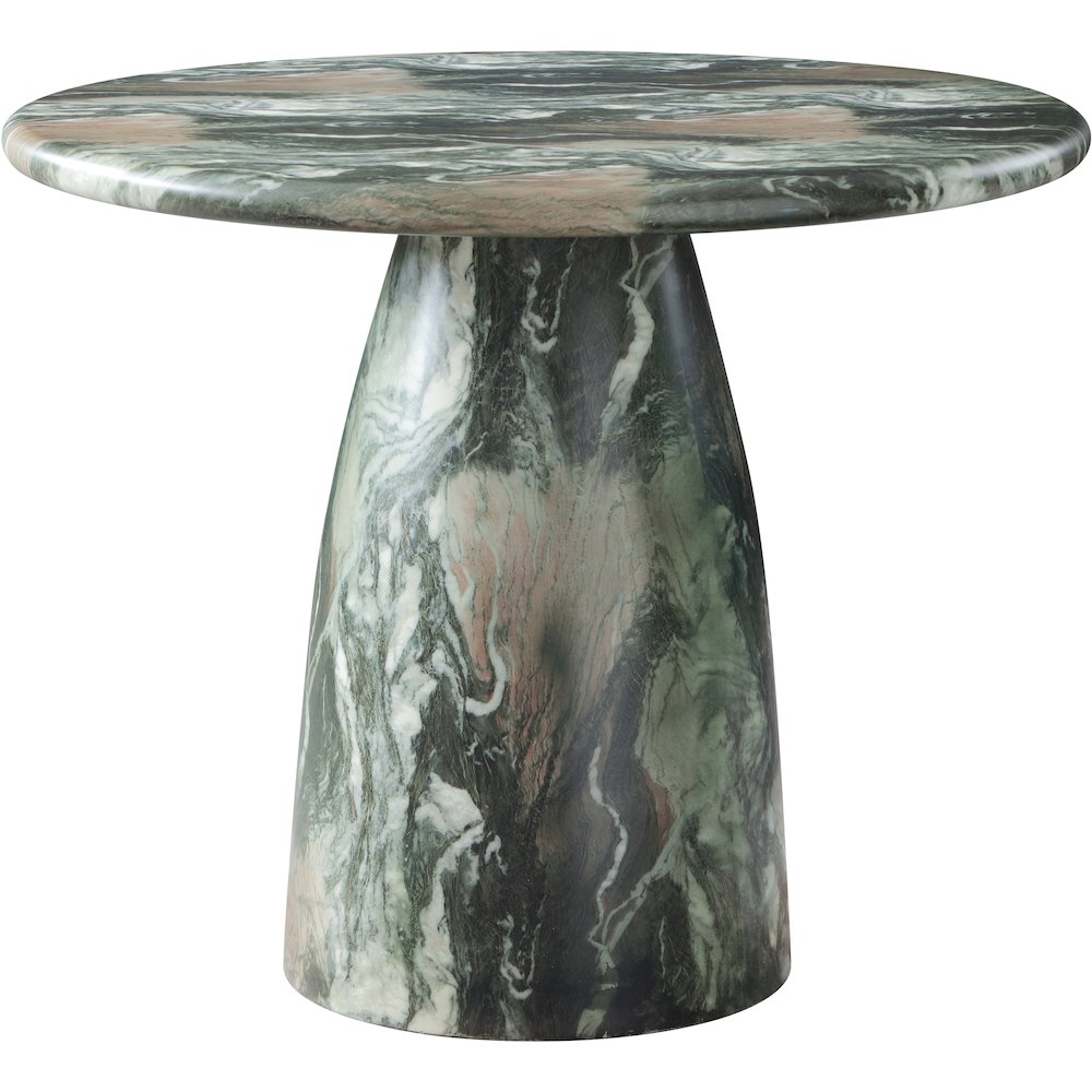 Cosenza Green 36" Marble Finish Concrete Dining Table. Picture 4