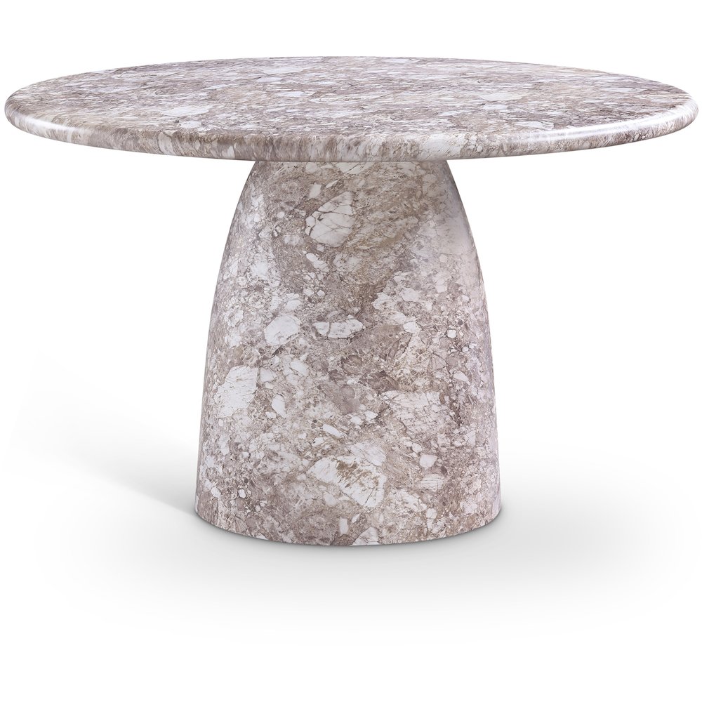 Cosenza Brown 48.5" Marble Finish Concrete Dining Table. Picture 1