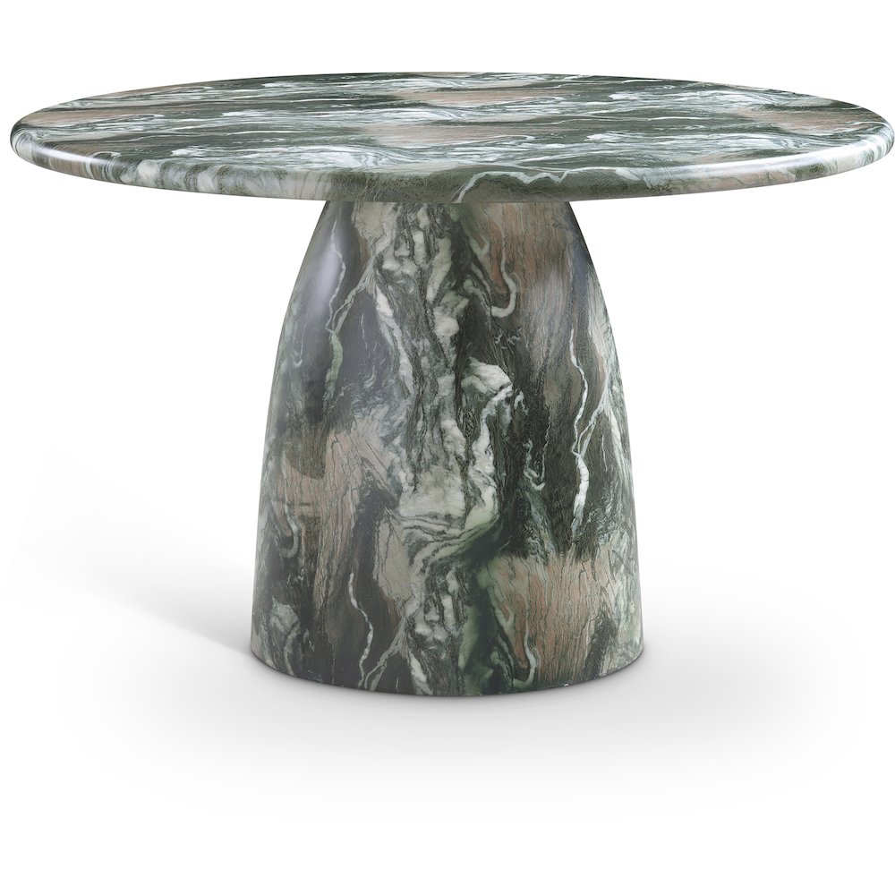 Cosenza Green 48.5" Marble Finish Concrete Dining Table. Picture 1