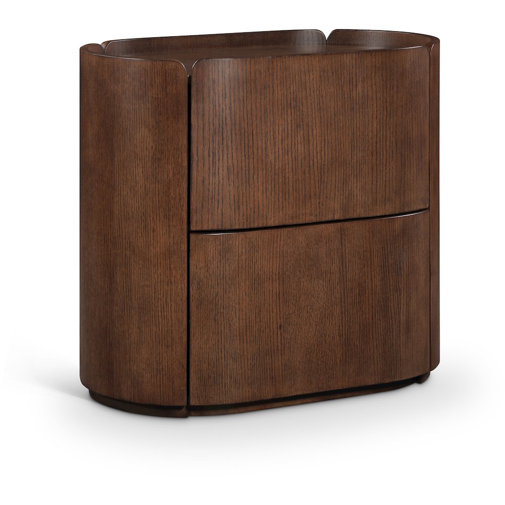 Everett Brown Night Stand. Picture 1