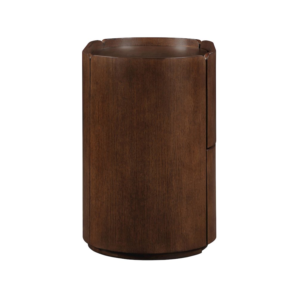 Everett Brown Night Stand. Picture 3