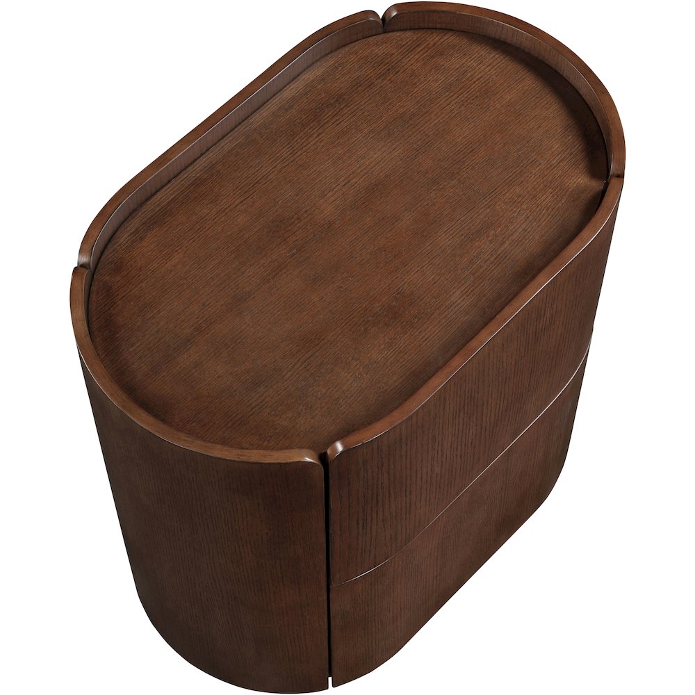Everett Brown Night Stand. Picture 5