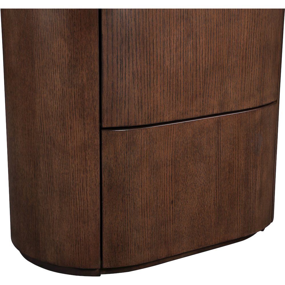 Everett Brown Night Stand. Picture 6