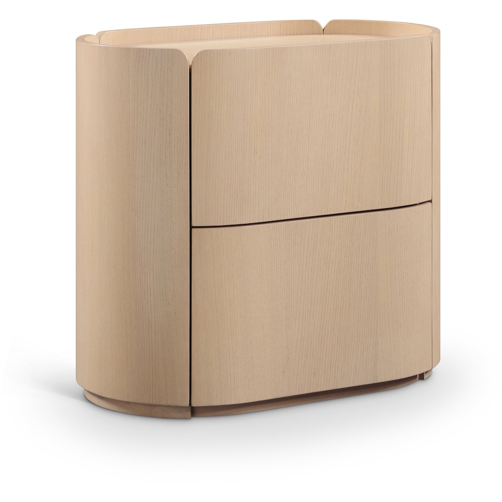 Everett Natural Night Stand. Picture 1