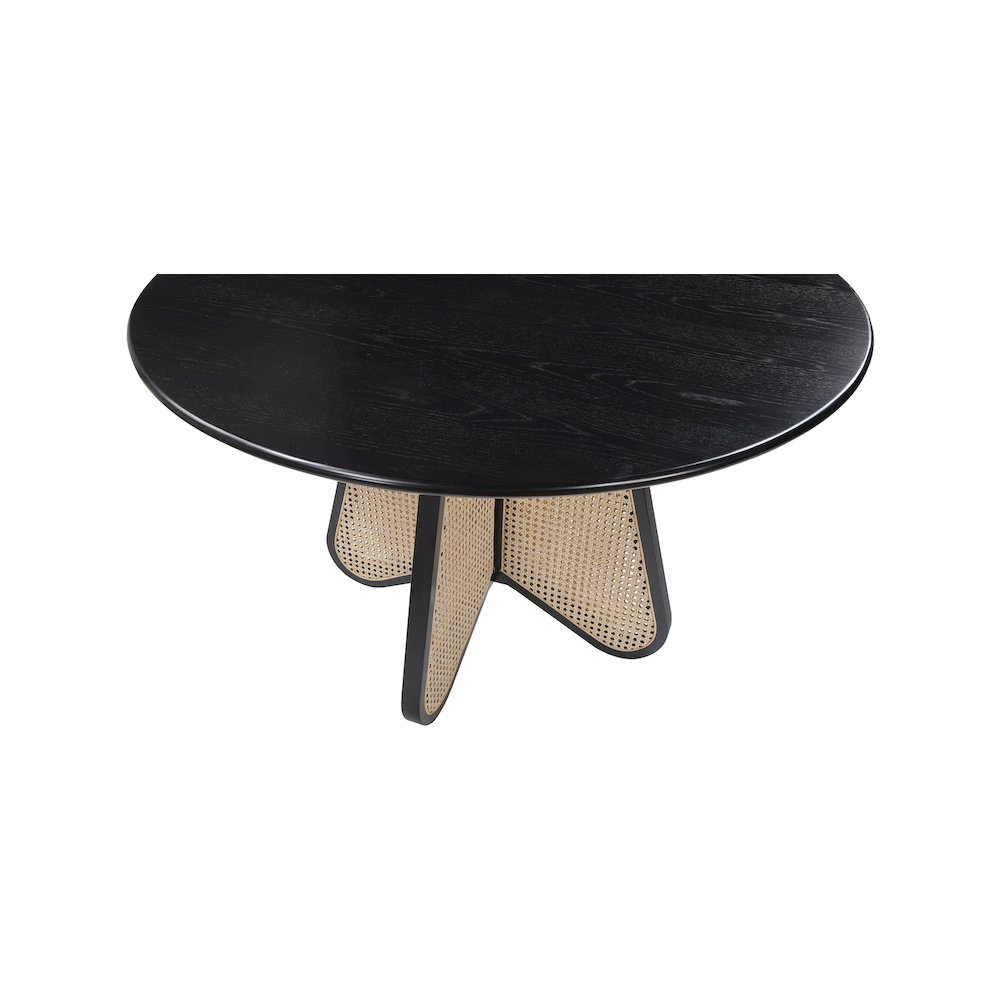 Butterfly Black Dining Table. Picture 4