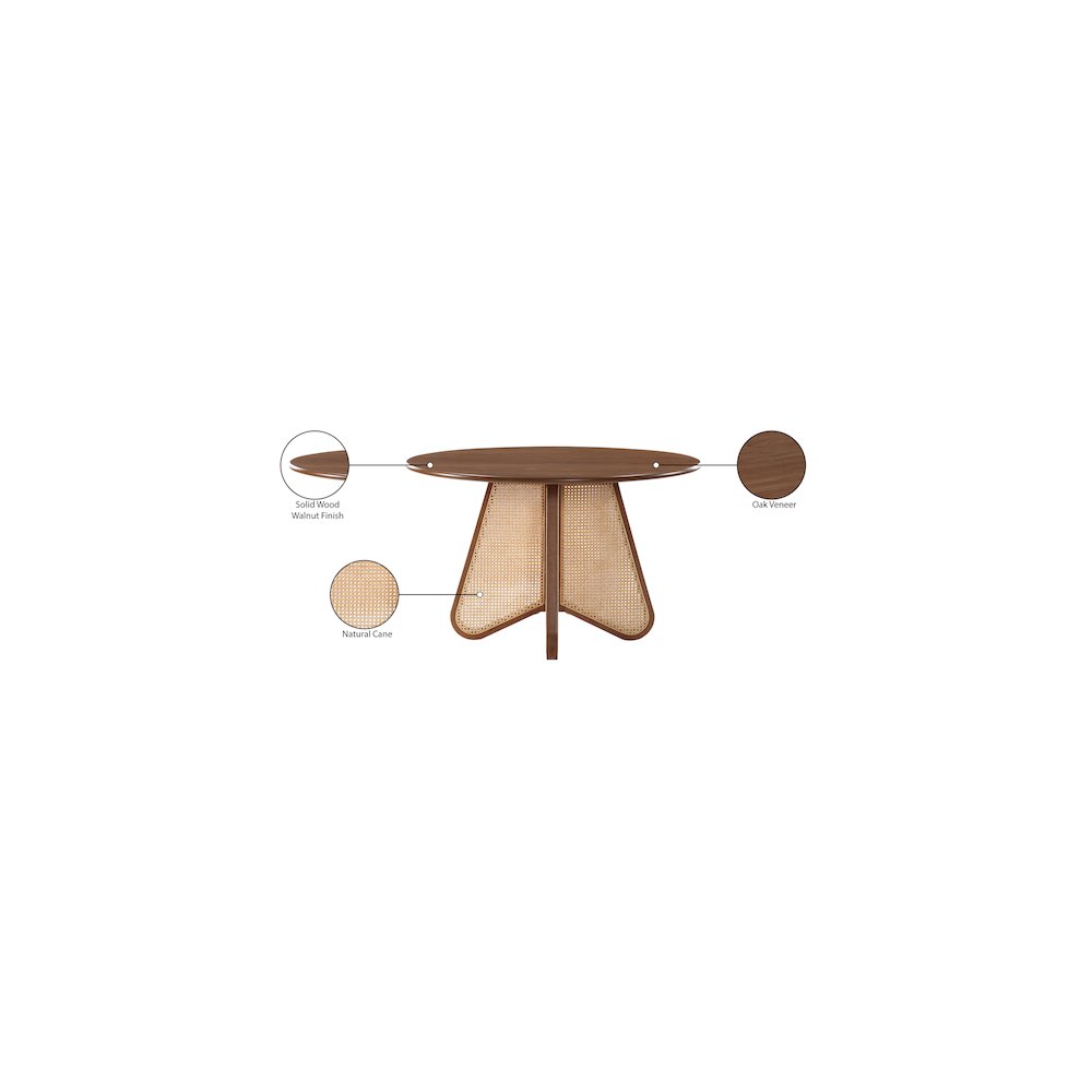 Butterfly Brown Dining Table. Picture 7
