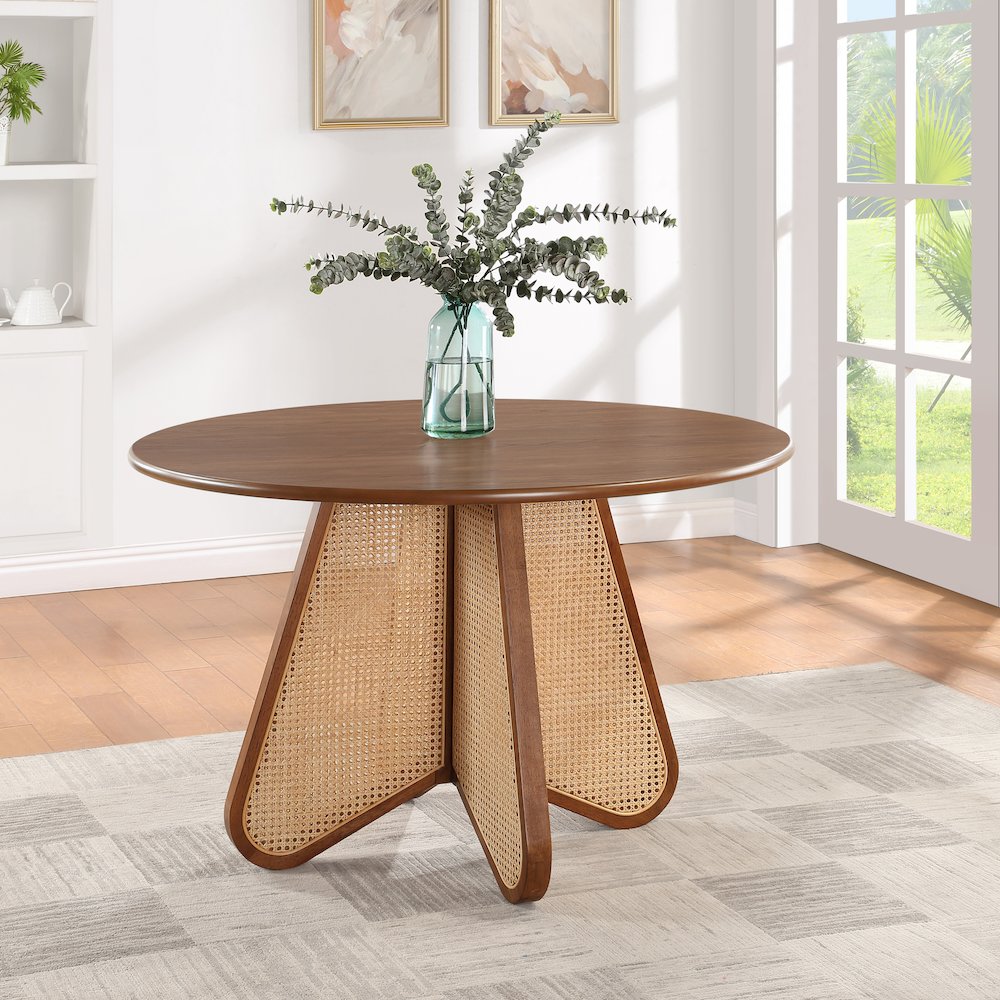 Butterfly Brown Dining Table. Picture 2