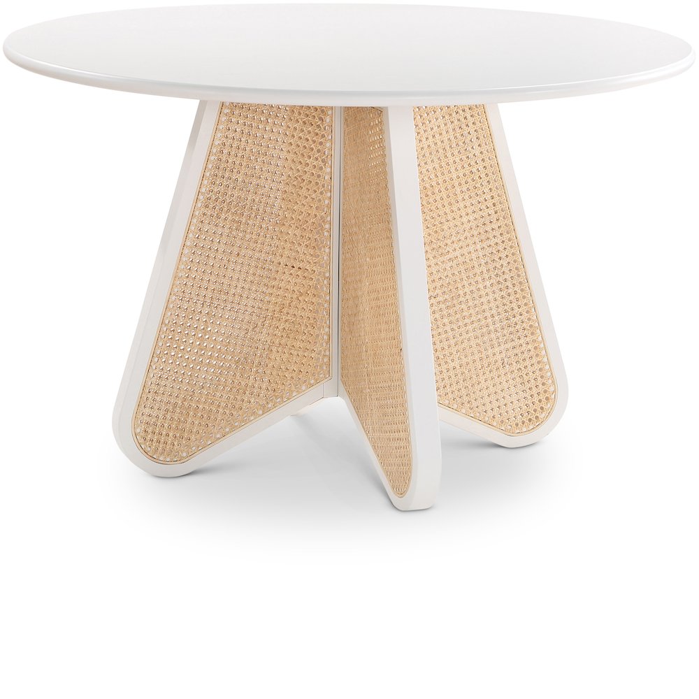 Butterfly White Dining Table. Picture 1