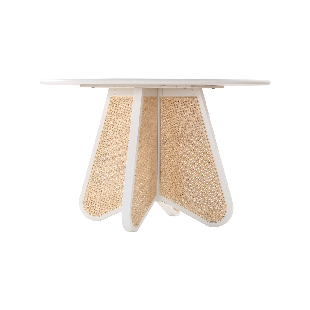 Butterfly White Dining Table. Picture 3
