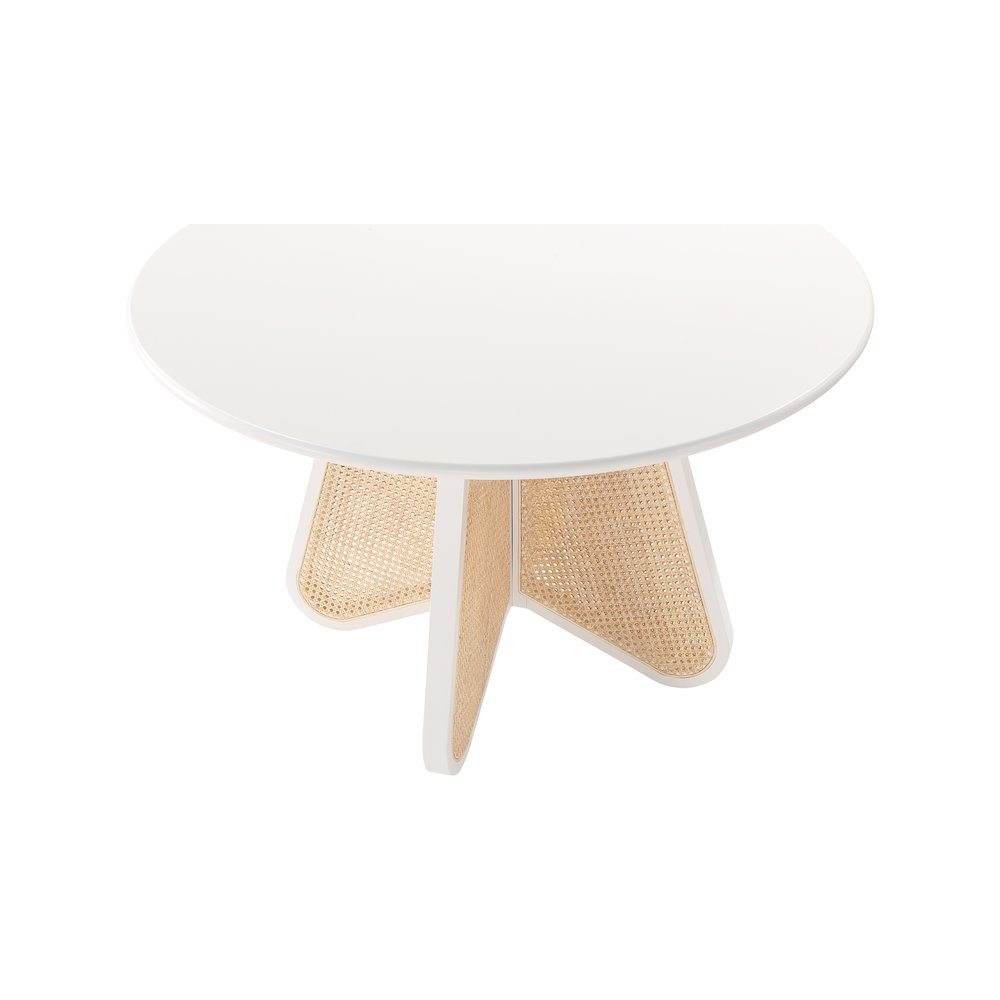 Butterfly White Dining Table. Picture 4