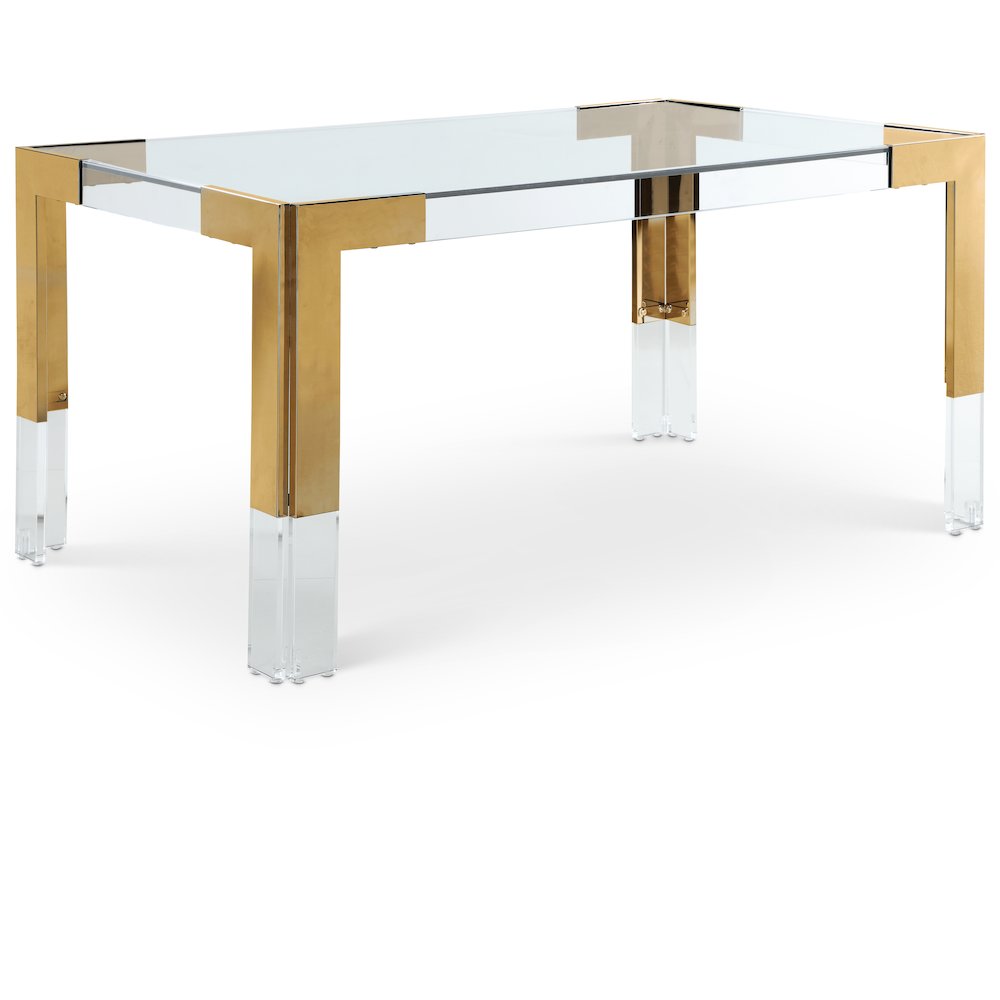 Casper Rich Gold Dining Table. Picture 1
