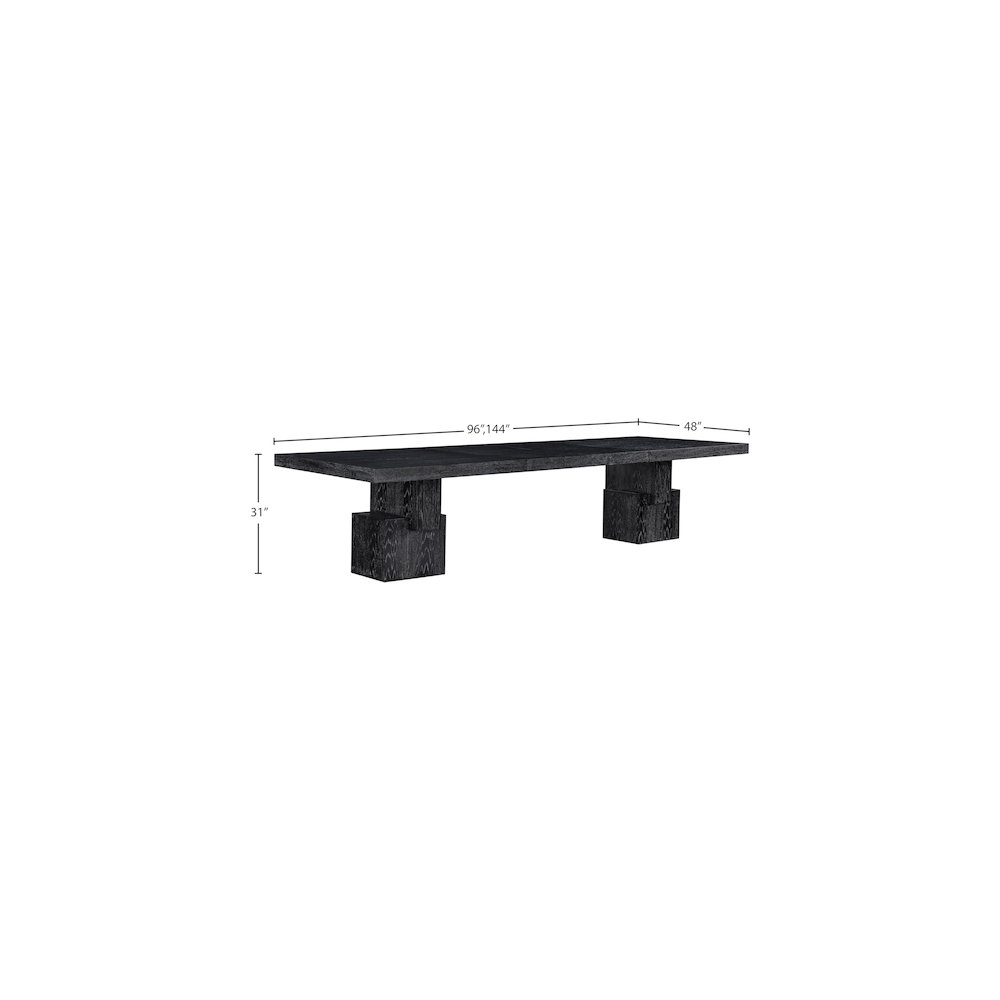 Anzio Black Dining Table. Picture 13