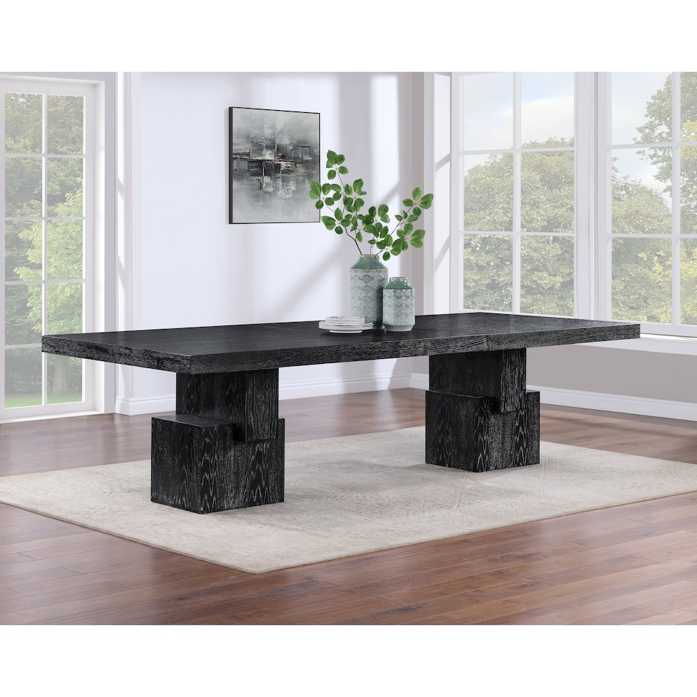 Anzio Black Dining Table. Picture 2