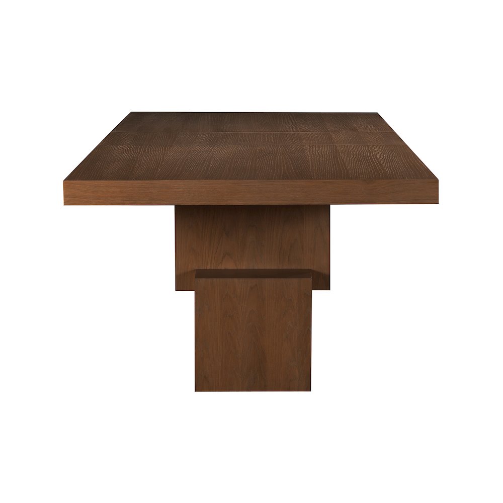 Anzio Brown Dining Table. Picture 10