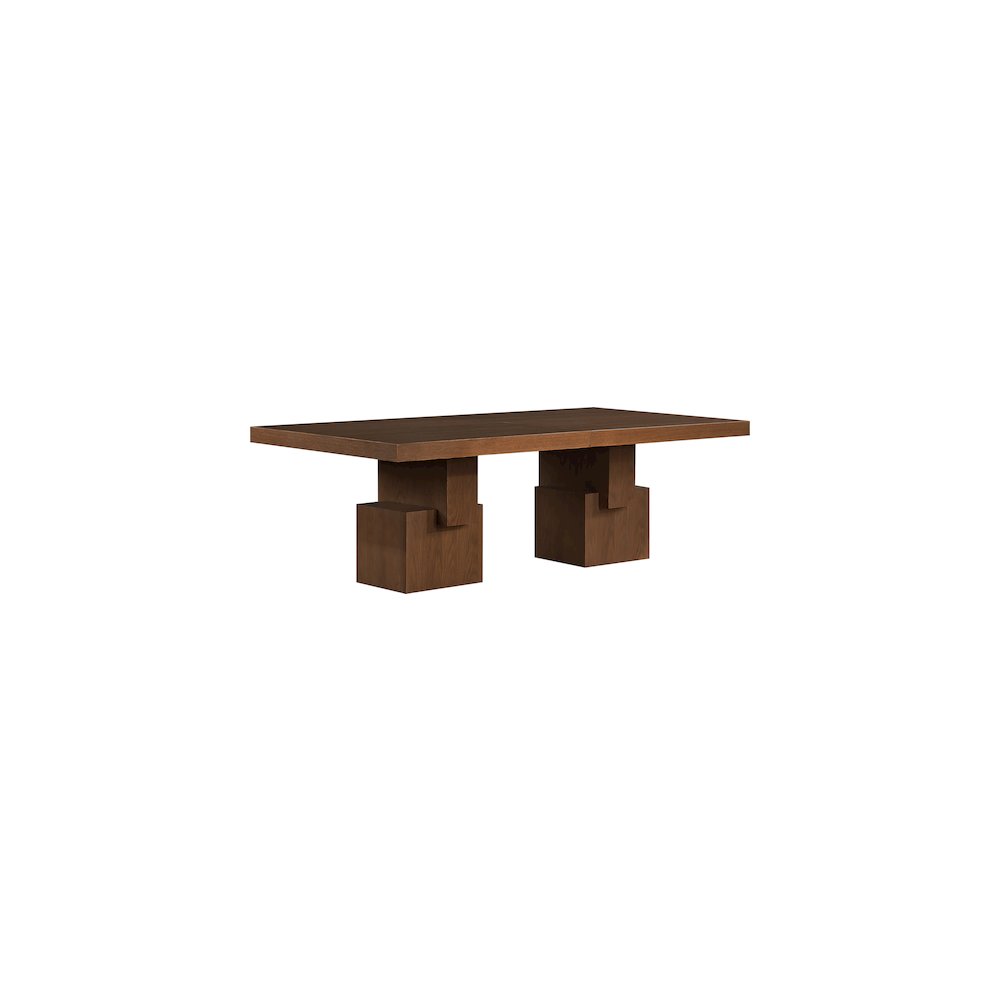 Anzio Brown Dining Table. Picture 5