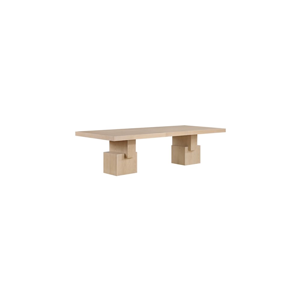 Anzio Oak Dining Table. Picture 4